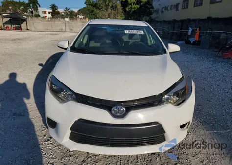 2015 Toyota Corolla L из США, поврежденный, VIN 2T1BURHE4FC306490